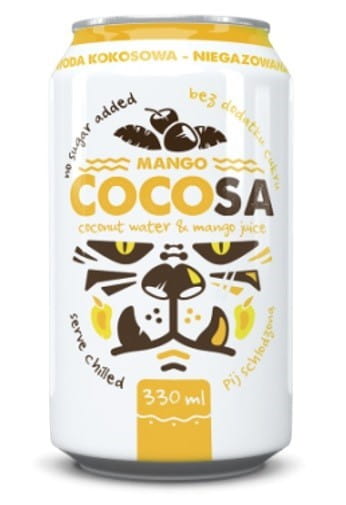 Kookosvesi mangomehulla 330 ml DIÄT FOOD