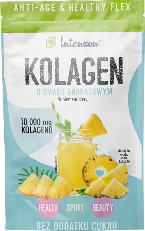 10000 MG Kollagenpulver mit Ananasgeschmack 113 g INTENSON