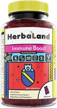 جل المناعة للأطفال - كيدز إيميون ٩٠ قطعة هيربالاند