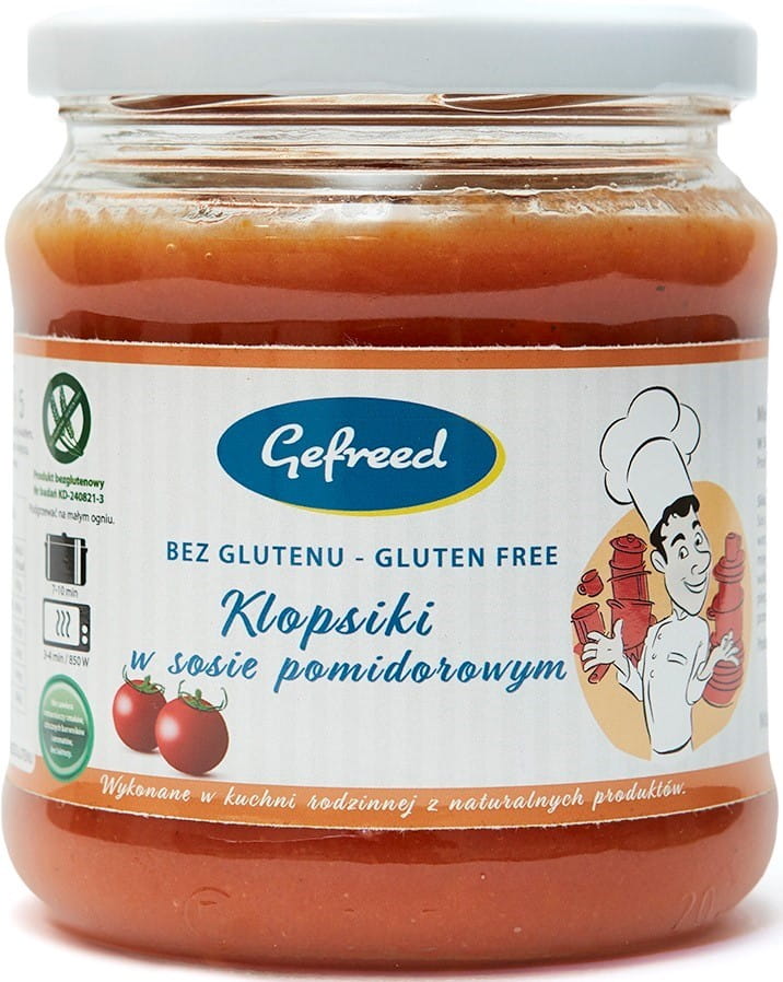Glutenfrie kjøttkaker i tomatsaus 400 g - GEFREED