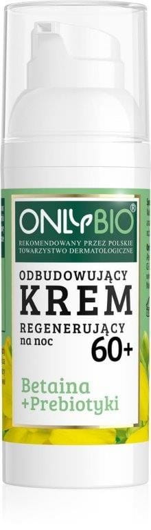 Aufbauende und regenerierende Gesichtscreme 60 + Betain + Präbiotika eco 50 ml - NUR BIO