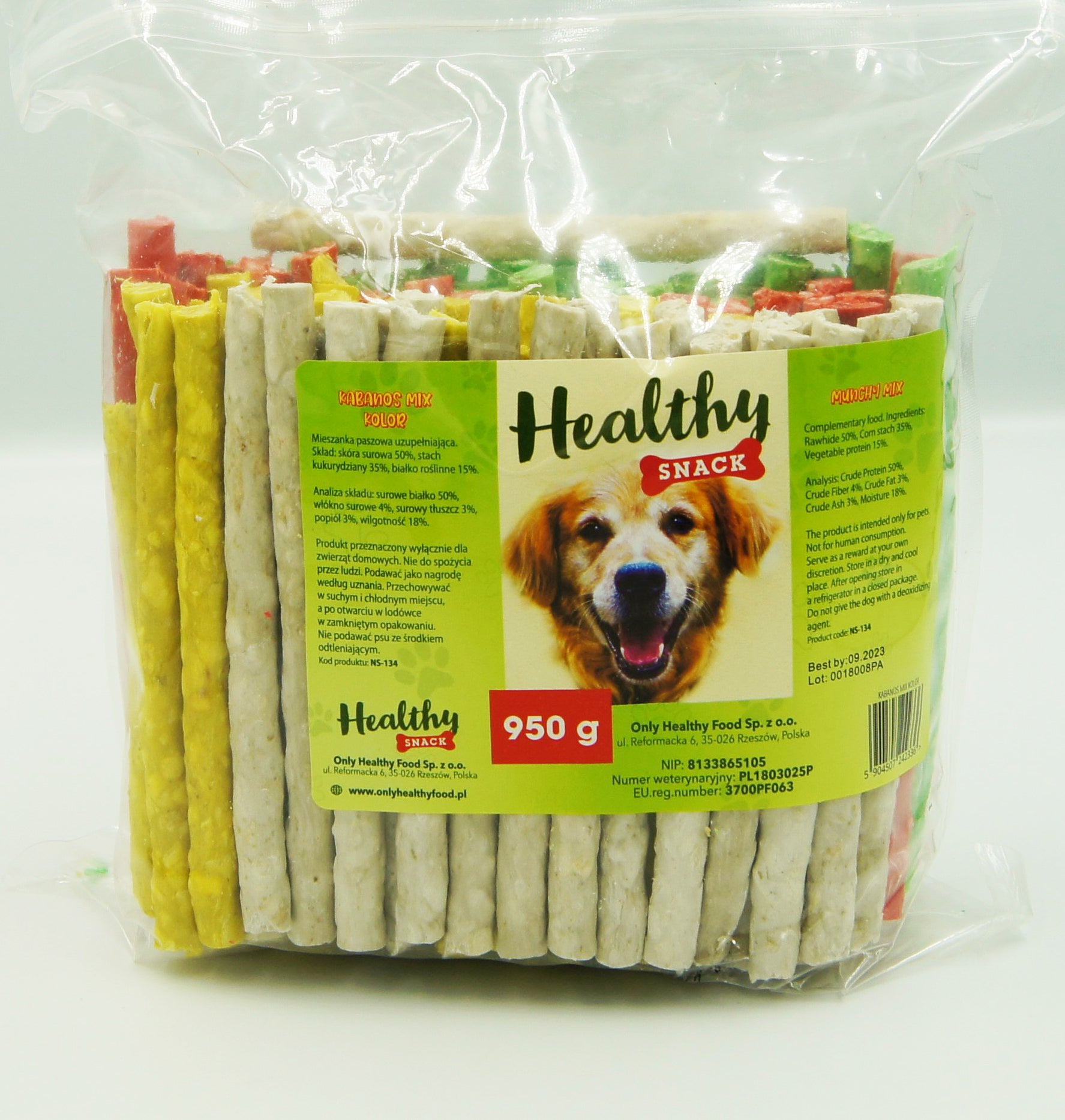 Kabanos Mischfarbe 950g [NS-134] - GESUNDER SNACK
