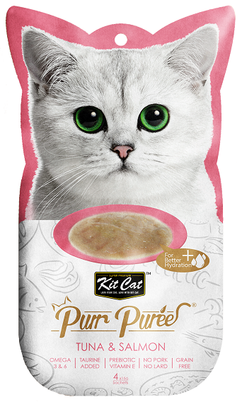 PurrPuree TUNA & SALMON (Thunfisch & Lachs) [KC-836] 4x15g - KIT CAT