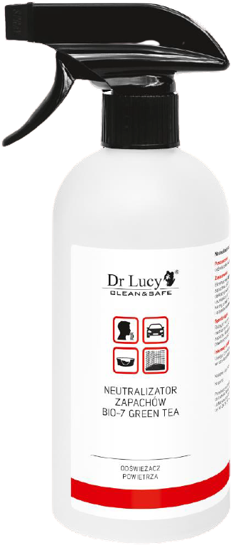 Geruchsneutralisator - beseitigt unangenehme Gerüche [Bio-7 Green Tea] 500ml - DR LUCY