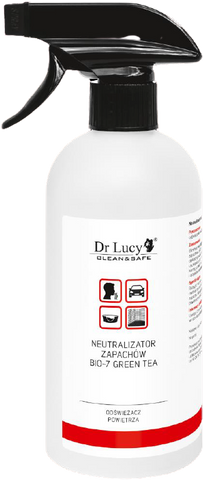 Geruchsneutralisator - beseitigt unangenehme Gerüche [Bio-7 Green Tea] 500ml - DR LUCY