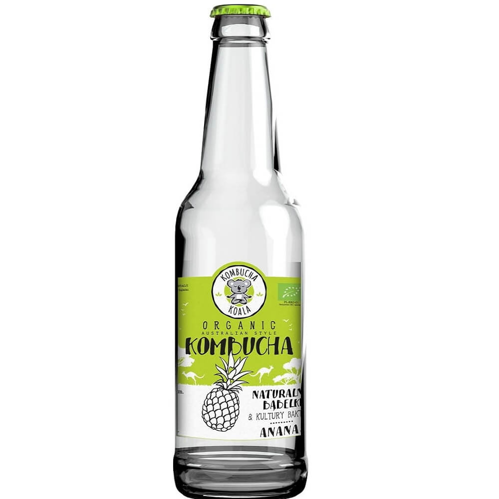 Ananas Kombucha BIO 330 ml - KOALA KOMBUCHA