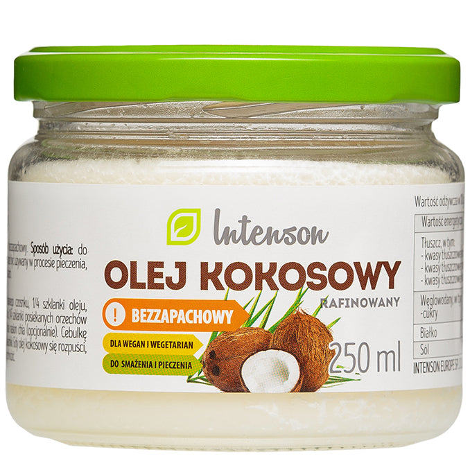 Nerafinovaný kokosový olej bez parfémů 250g INTENSON