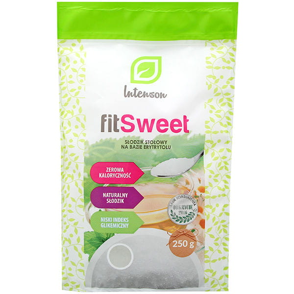 Erytrol Erythritol Bordsocker fit söt 250g INTENSON