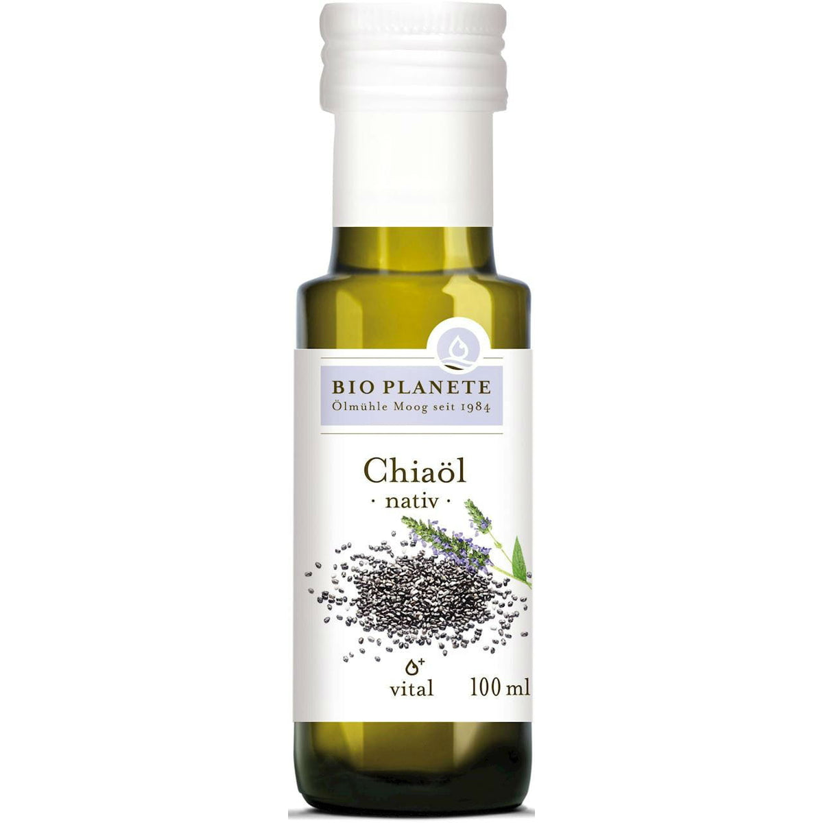 Olio di semi di Chia nativi spremuto a freddo non raffinato BIO 100 ml - BIO PLANETE