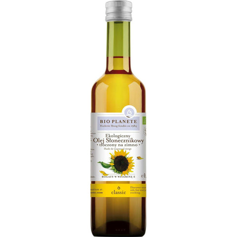 Natives Sonnenblumenöl kaltgepresst unraffiniert BIO 500 ml - BIO PLANETE