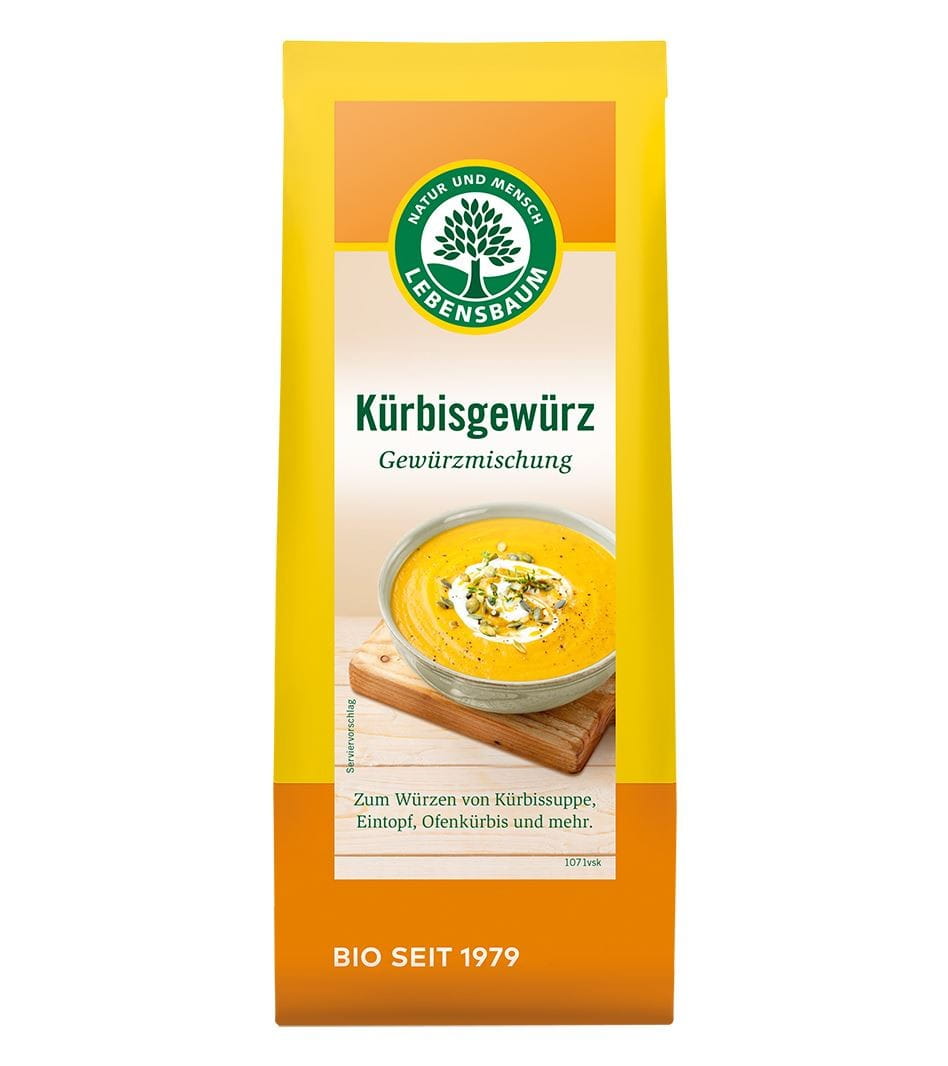 Gewürz für Gerichte mit Kürbis BIO 50 g - LEBENSBAUM