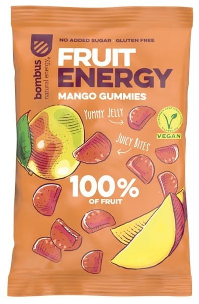 Mango-Snacks 100% Fruit glutenvrij 35 g BOMBUS