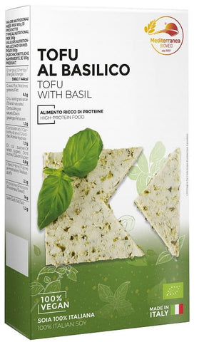 Basilikum Tofu BIO 200 g - MEDITERRANEA