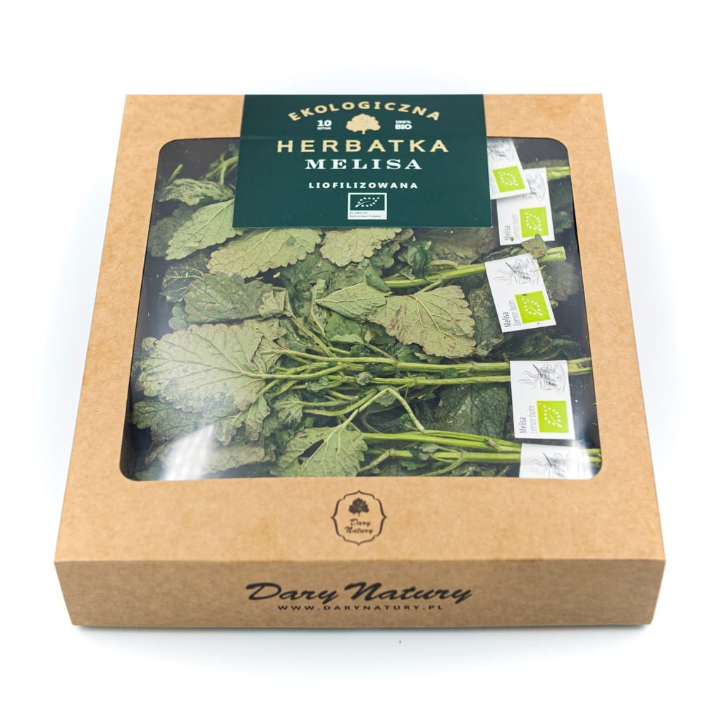 Frysetørret Citronmelissetee BIO (10 x 1 g) 10 g - NATURENS GAVER