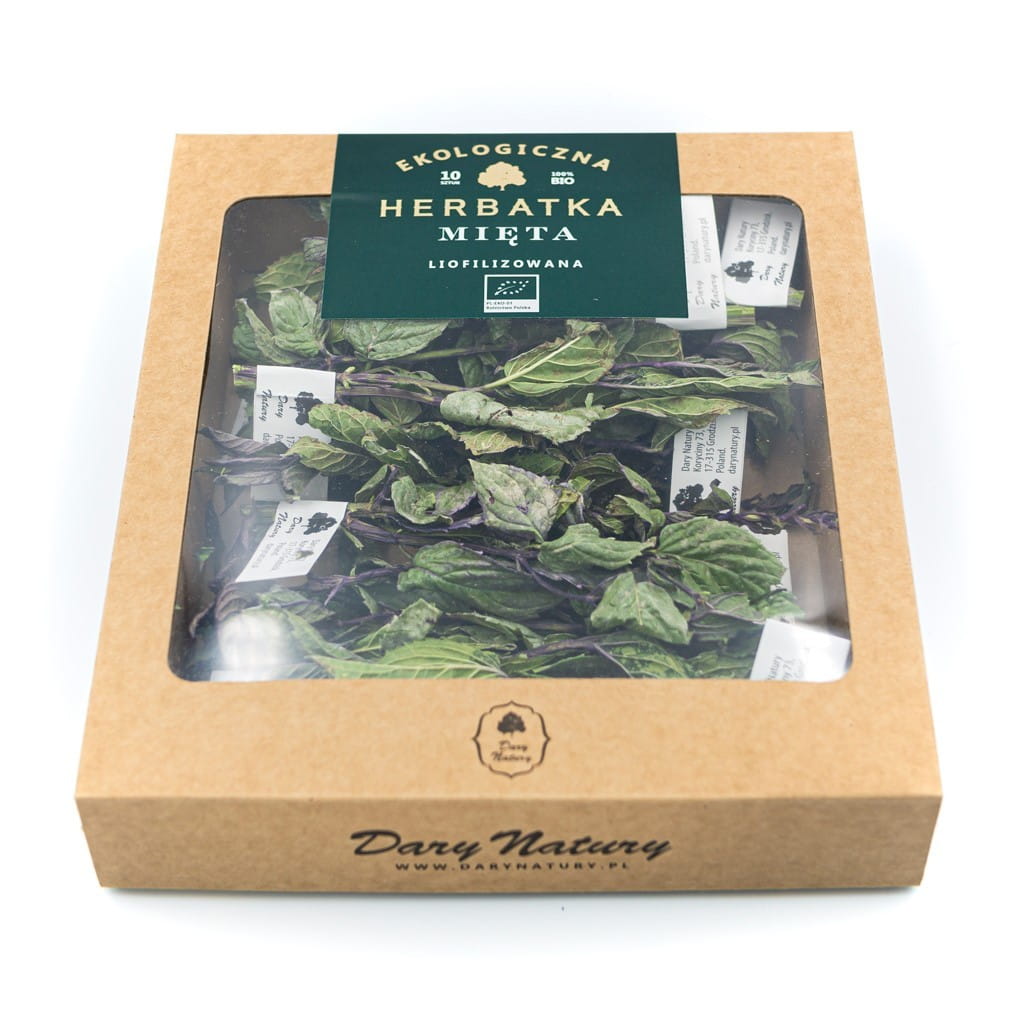 Frysetørret pebermyntete BIO (10 x 1 g) 10 g - NATURENS GAVER