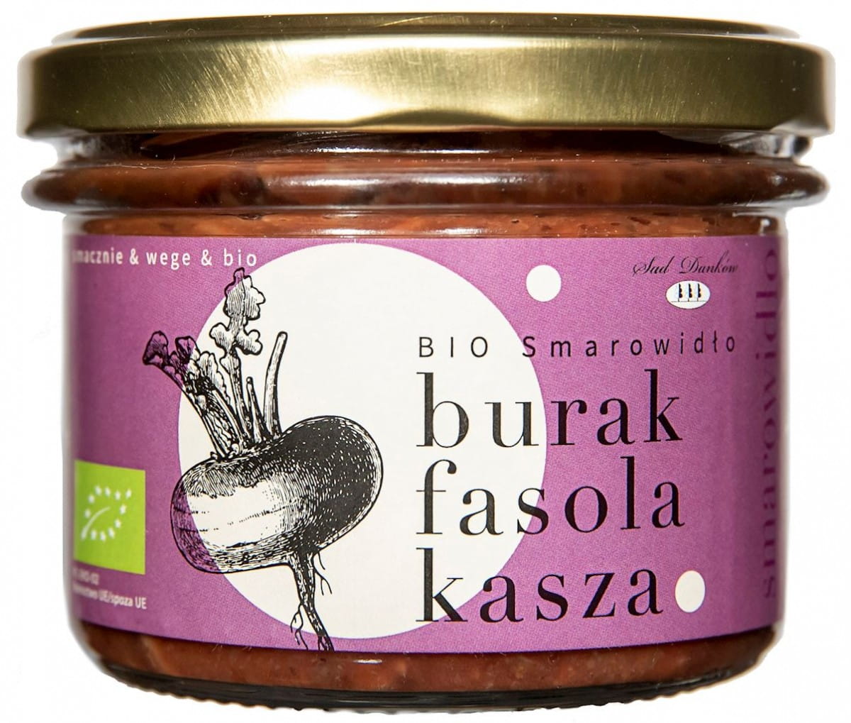 Rødbede-bønne-hirse-pålæg BIO 180 g - SAD DANKÓW