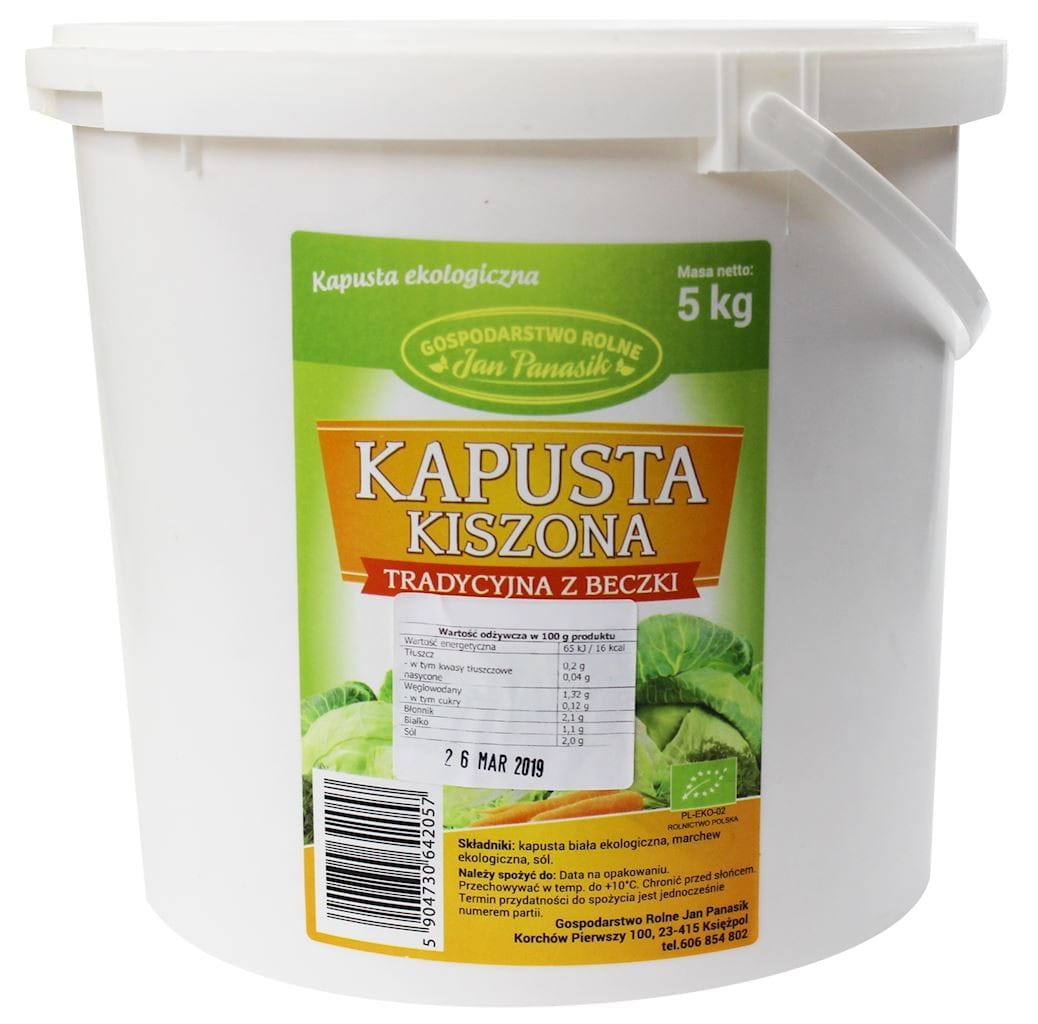 Dưa cải chua hữu cơ 750 g (Doypack) - JAN PANASIK