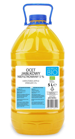 Apfelessig ungefiltert BIO 5% 5000 ml - HORECA