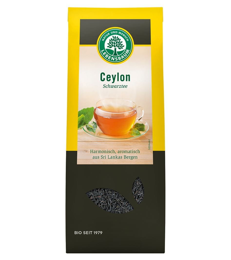 Ceylon loser Schwarztee BIO 75 g - LEBENSBAUM