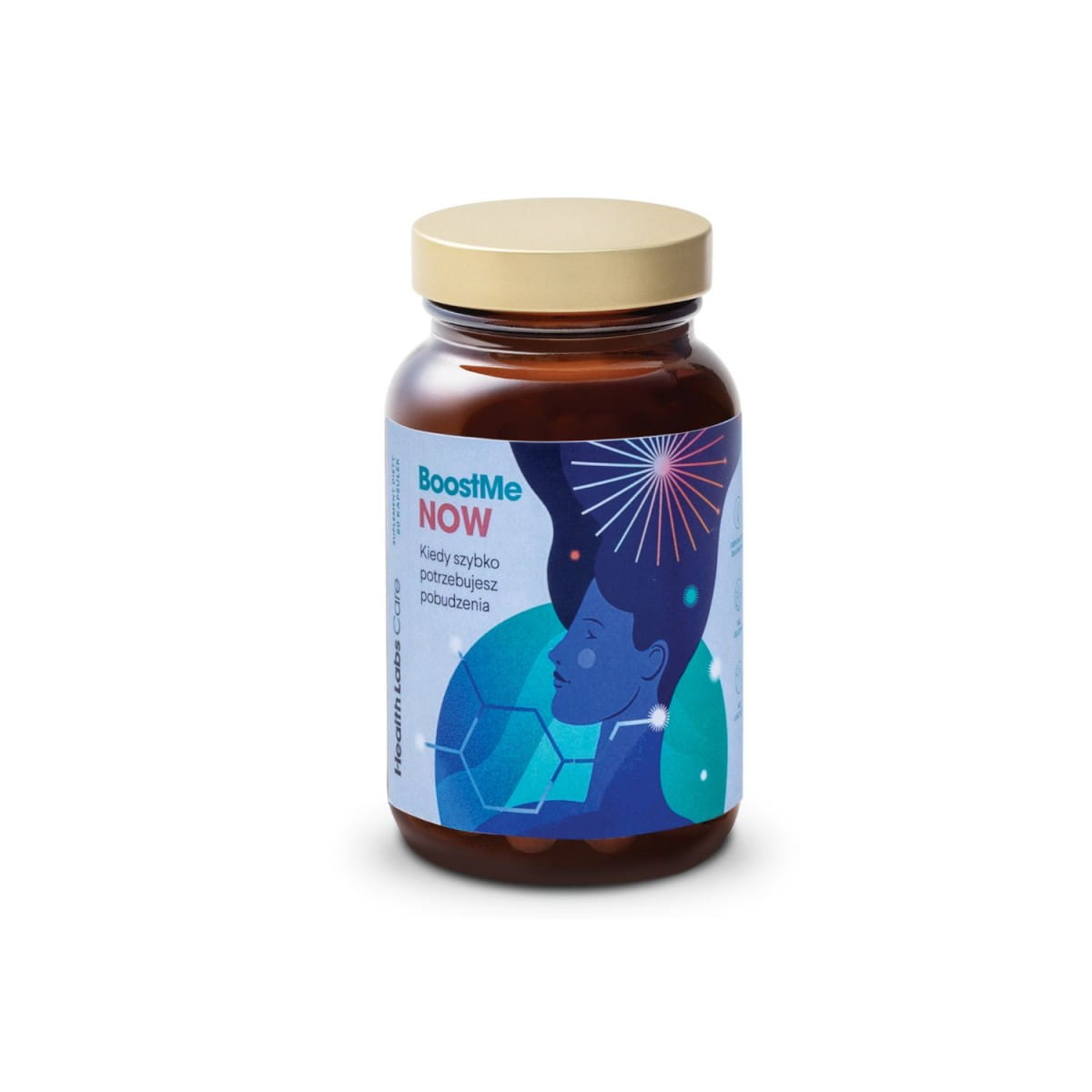 Kapsle pro zvýšení energie (Boost me now) 60 kusů - HEALTH LABS