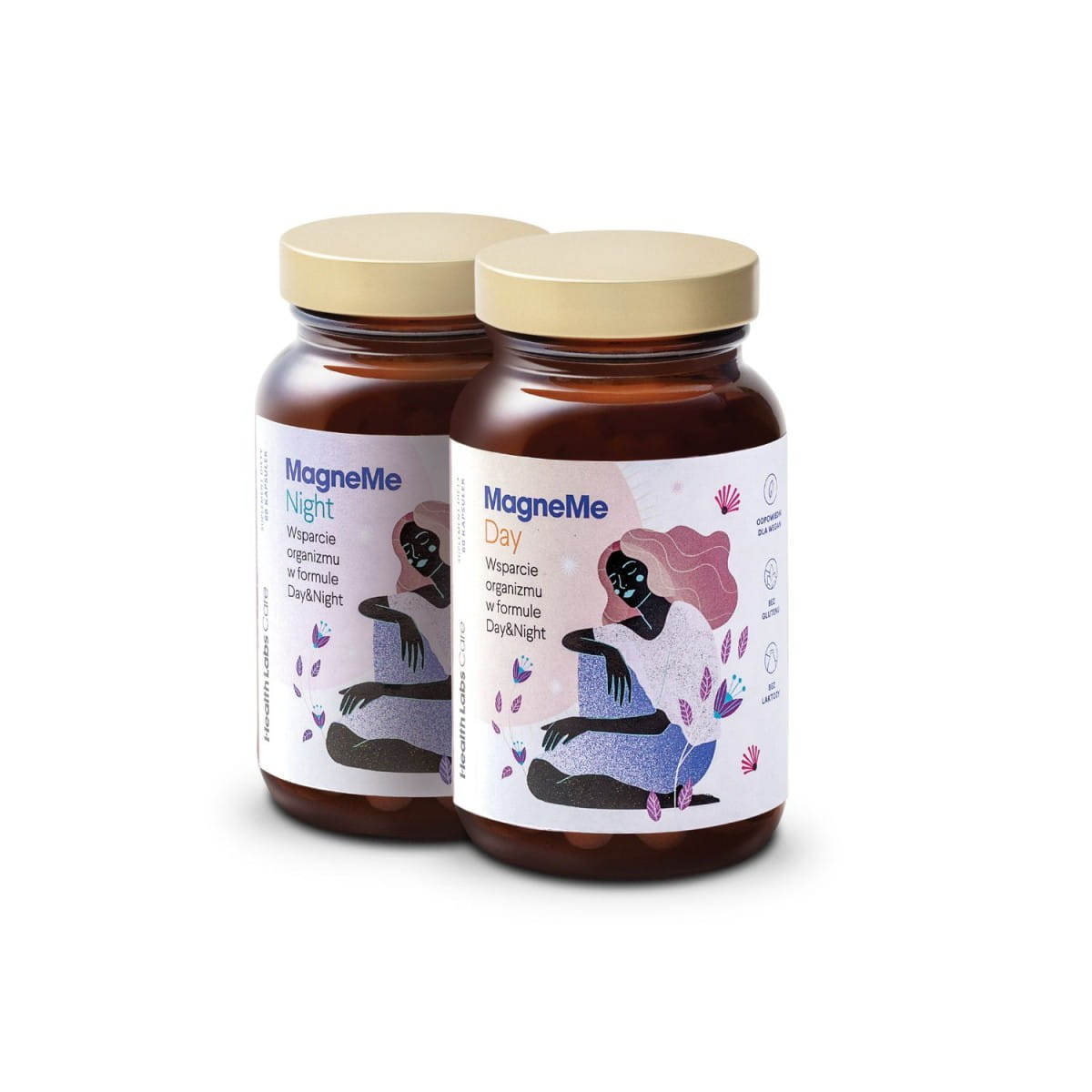 Hořčík s vitamínem B6 (magne me) 120 kapslí (60 x 2) - HEALTH LABS