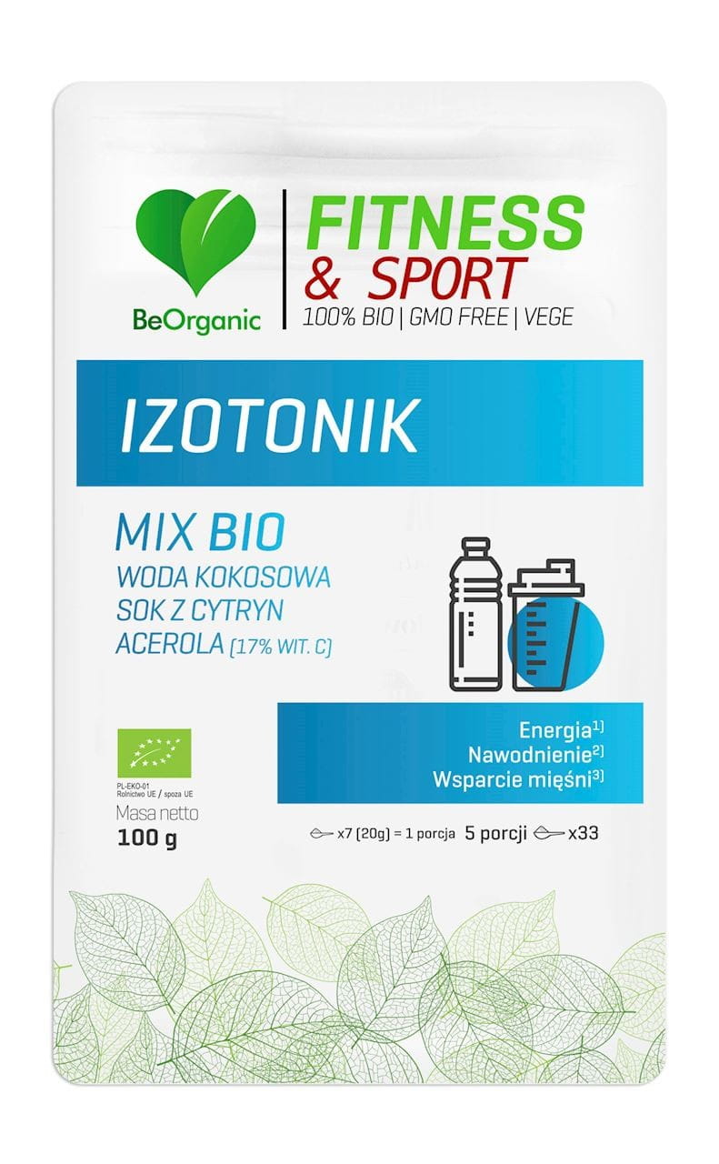 BIO isotoninen jauhesekoitus 100 g - BE ORGANIC