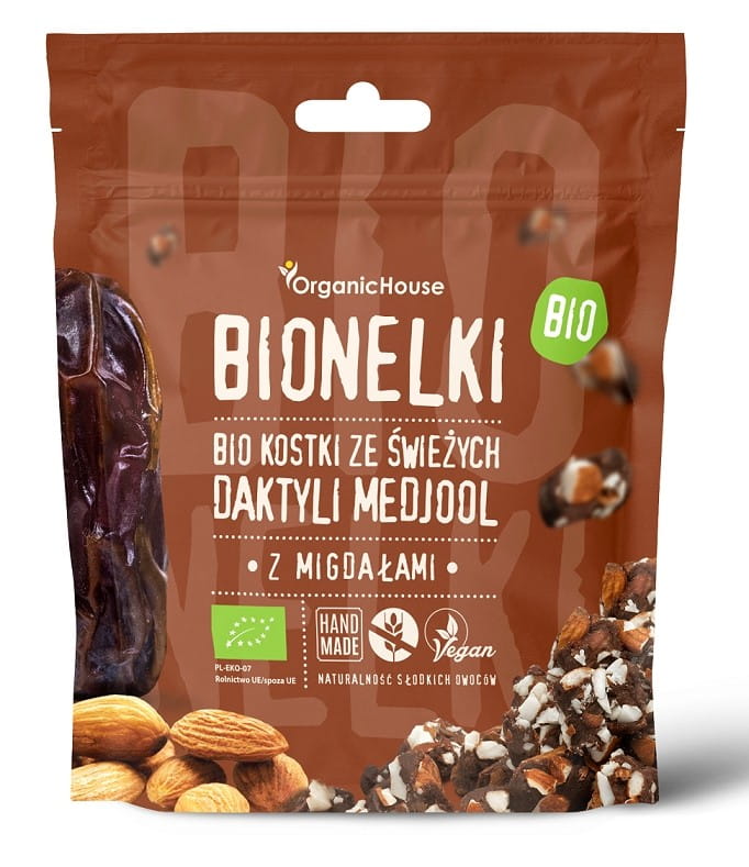 Pralines aux dattes aux amandes sans gluten BIO 50 g - BIO HAUS