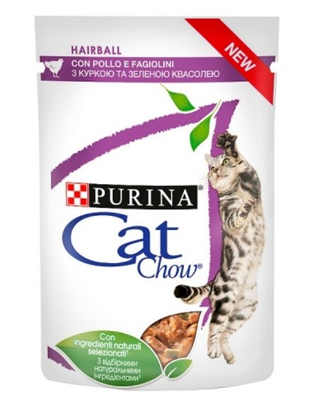 CAT CHOW HAIRBALL Huhn mit grünen Bohnen 85g - PURINA