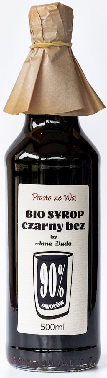 Bezinkový sirup BIO 500 ml - PŘÍMO Z VESNICE