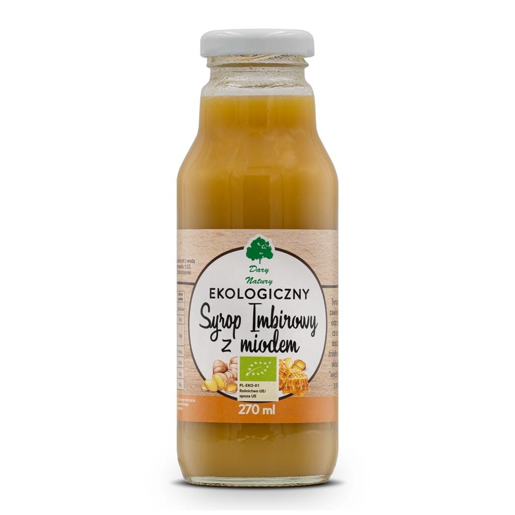 Xarope de gengibre com mel BIO 270 ml - PRESENTES DA NATUREZA