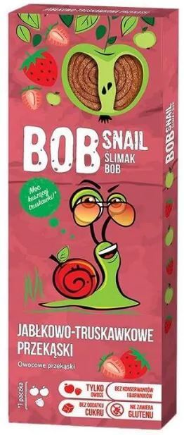 Snack di mela e fragola 30 g BOB SNAIL