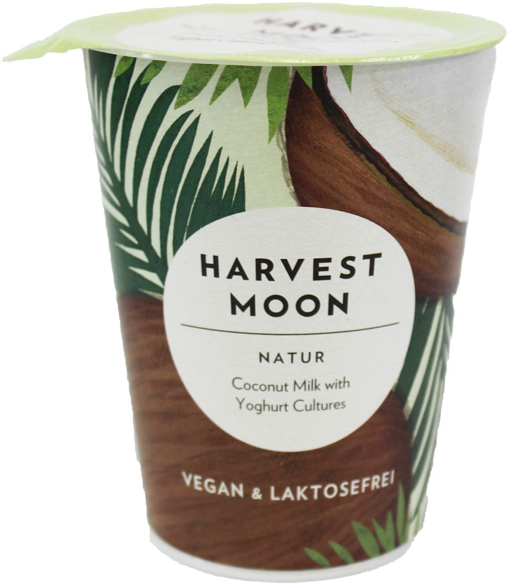 Naturligt glutenfritt kokosdessert BIO 375 g - HARVEST MOON