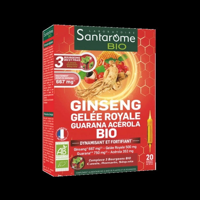 Formel för att stödja sinneseffektiviteten BIO i ampuller (20 x 10 ml) 200 ml - SANTAROME