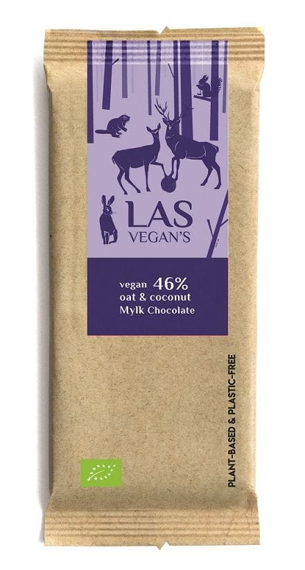 Organic Chocolate Oat Coconut Bars 50 g - LAS VEGANS