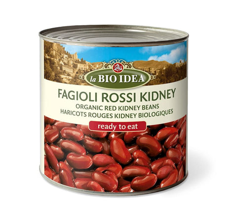 Rote Kidneybohnen BIO 2,5 kg (1,5 kg) (Dose) - HORECA (LA BIO IDEA)
