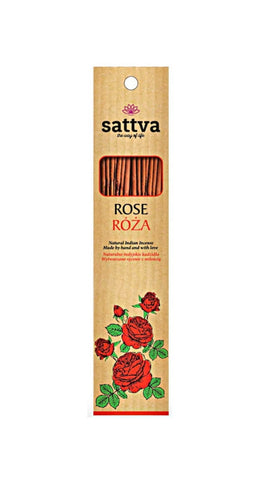 Indische Räucherrose (15 Stück) 30 g - SATTVA