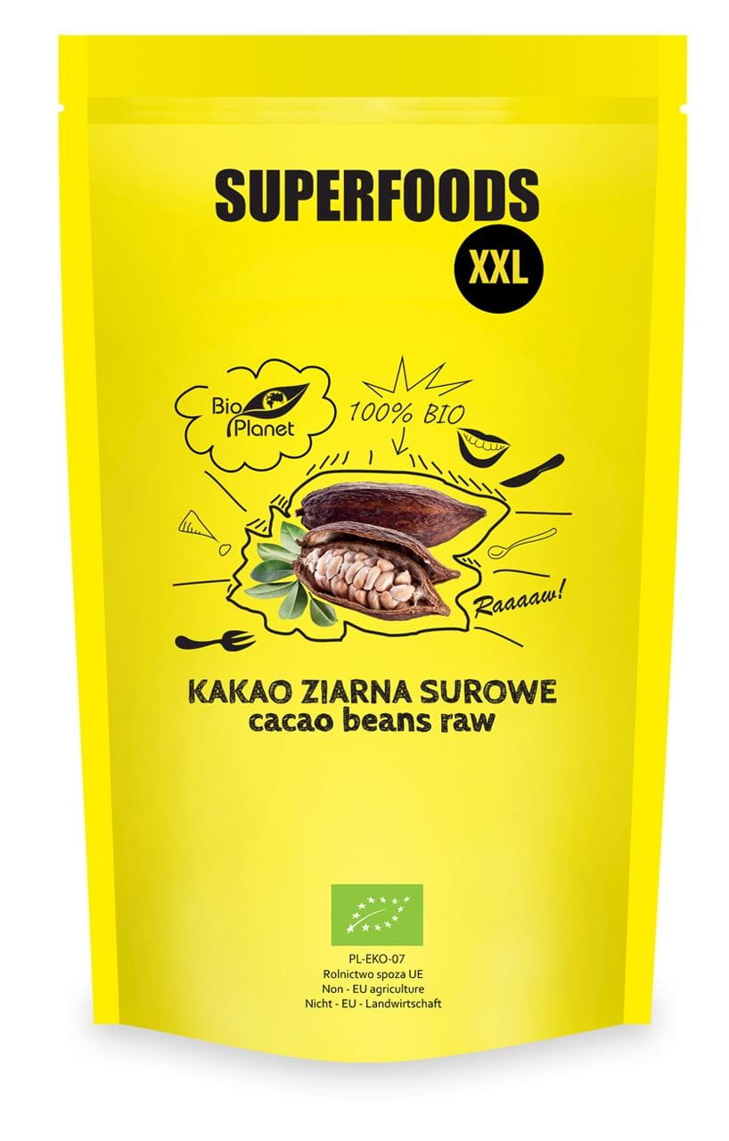 Rå kakaobønner BIO 600 g - BIO PLANET