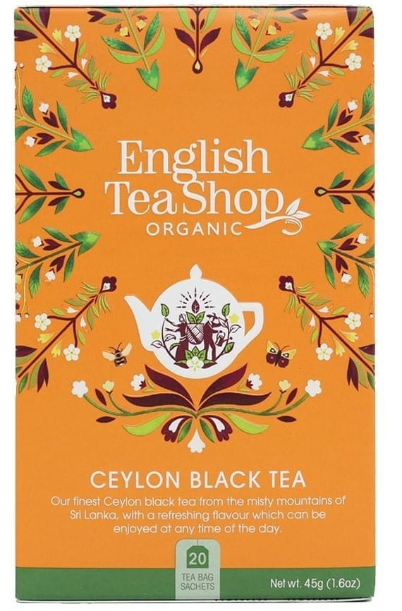 Ceylon sort te (20x2,25) BIO 45 g - ENGLISH TEA SHOP
