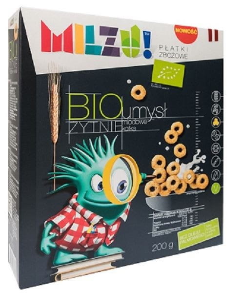 Roggen- und Haferkreise mit Honig "Mind" BIO 200 g - MILZU