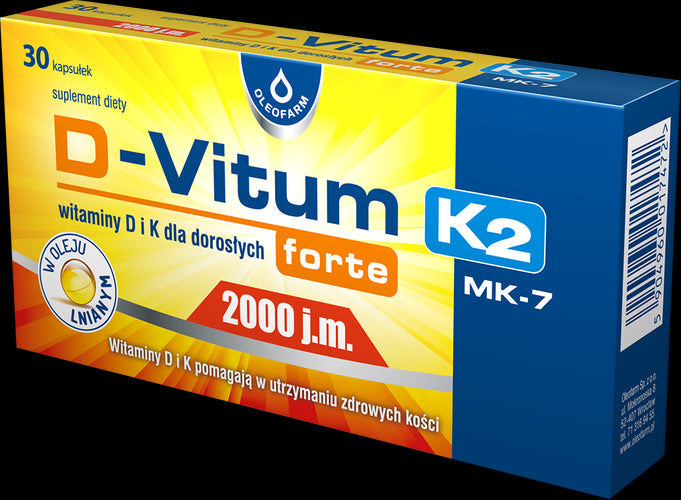 D - Vitum K2 FORTE 200j.m. 30 OLEOFARM-Kapseln