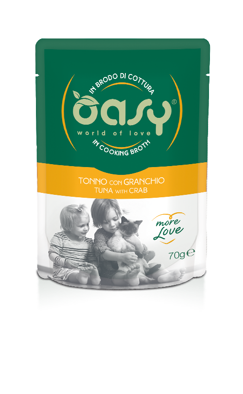 MORE LOVE Pouch Thunfisch mit Krebs 70 g - OASY