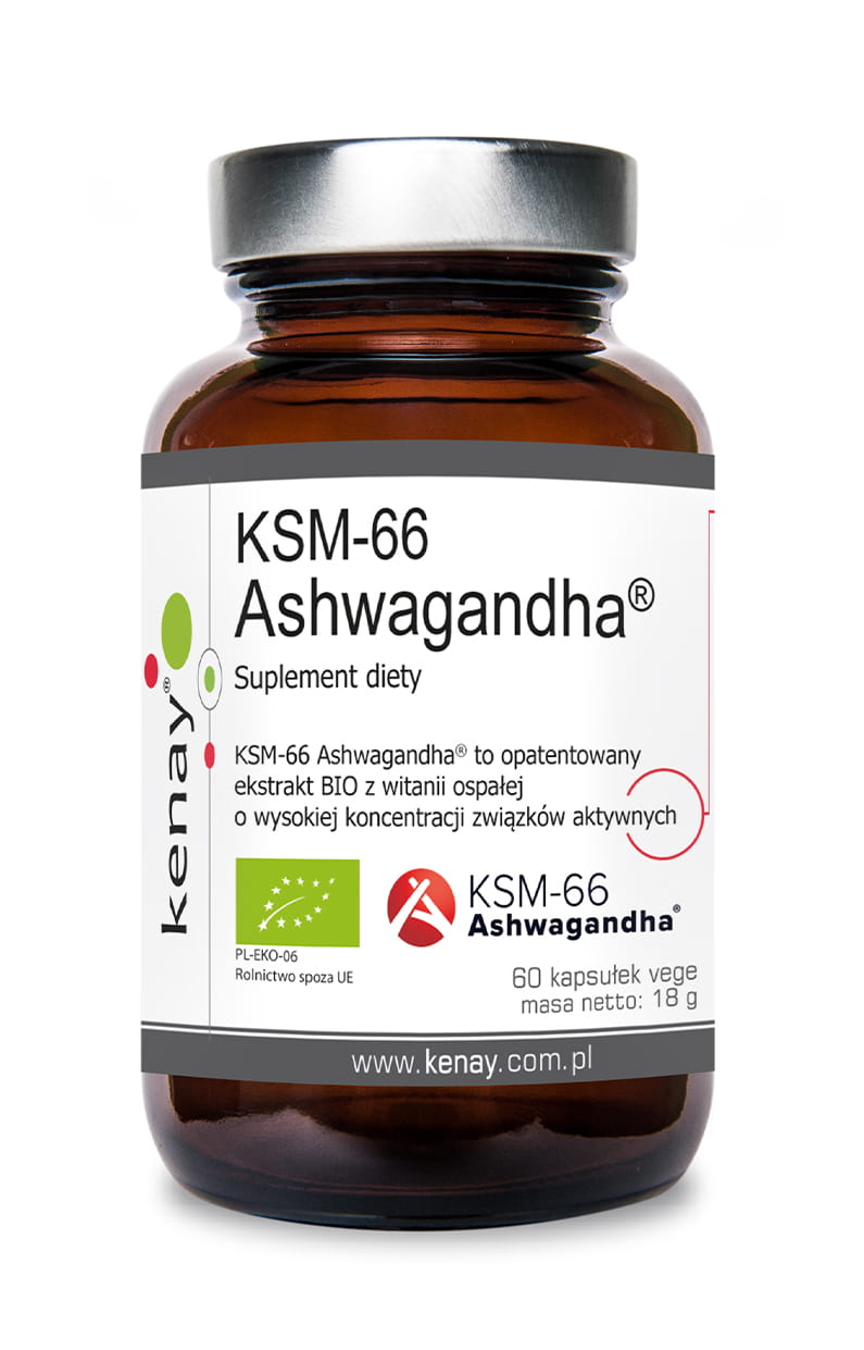 Ashwagandha KSM - 66 BIO 60 KENAY-Kapseln