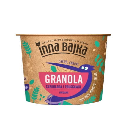 Granola Havre Sjokolade og Jordbær 65 g - ANOTHER TALE