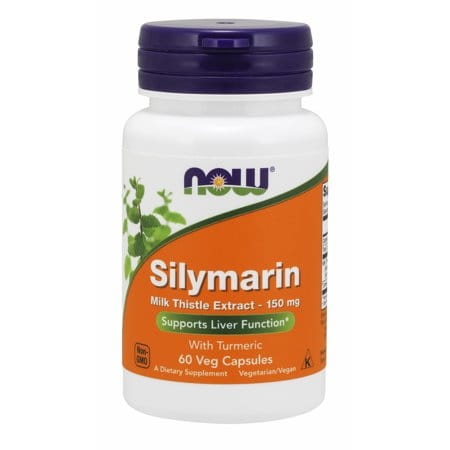 Silymarin Silymarin fra Mariatidsel Gurkemeje 60 kapsler NOW FOODS