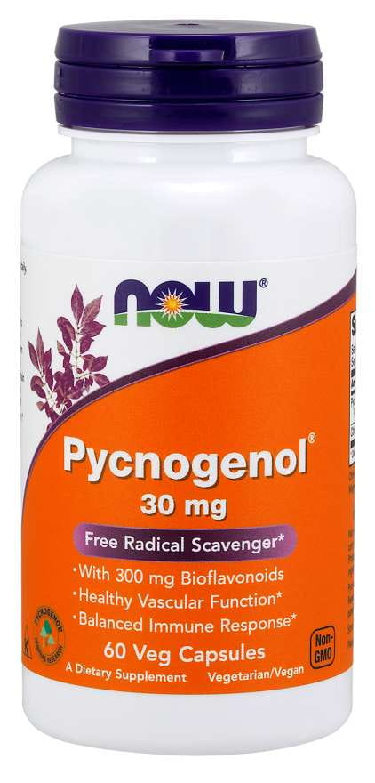 Pycnogenol 30 MG 60 kapslar NOW FOODS