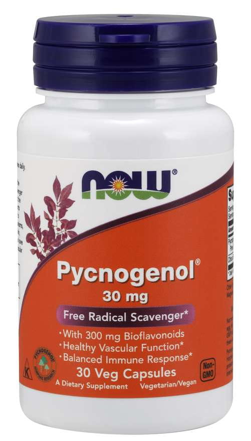 Pycnogenol 30 MG 30 kapslar NOW FOODS
