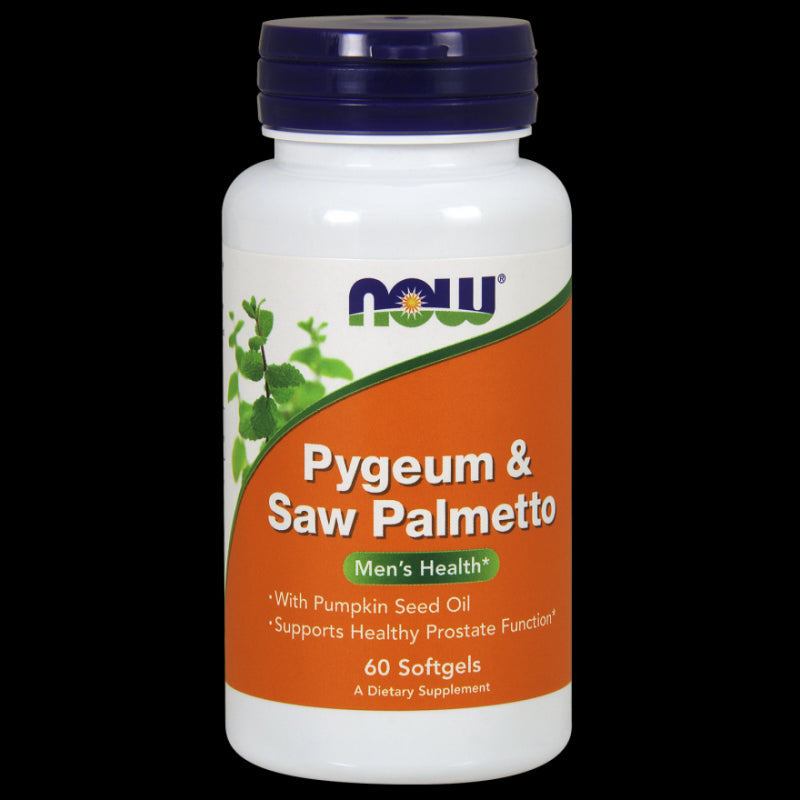 Pygeum Afrikansk Plommon & Sabalpalma Sabalpalma 60 Kapslar NOW FOODS
