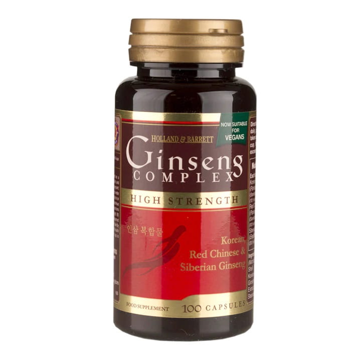 Ginseng-Komplex 100 kapslar HOLLAND & BARRETT