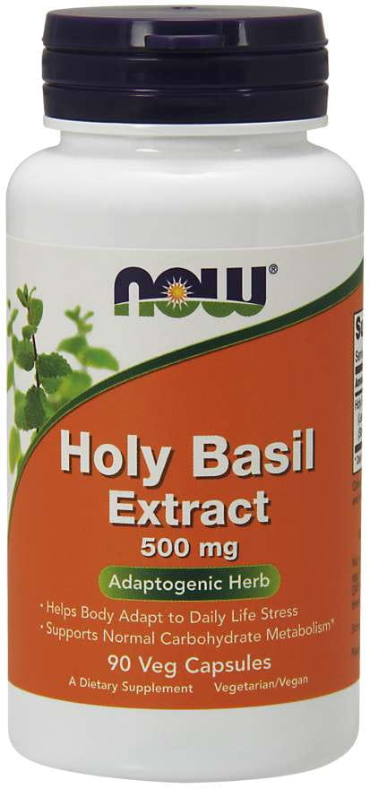 Ekstrak Basil Suci Tulsi-Basil 90 Kapsul NOW FOODS