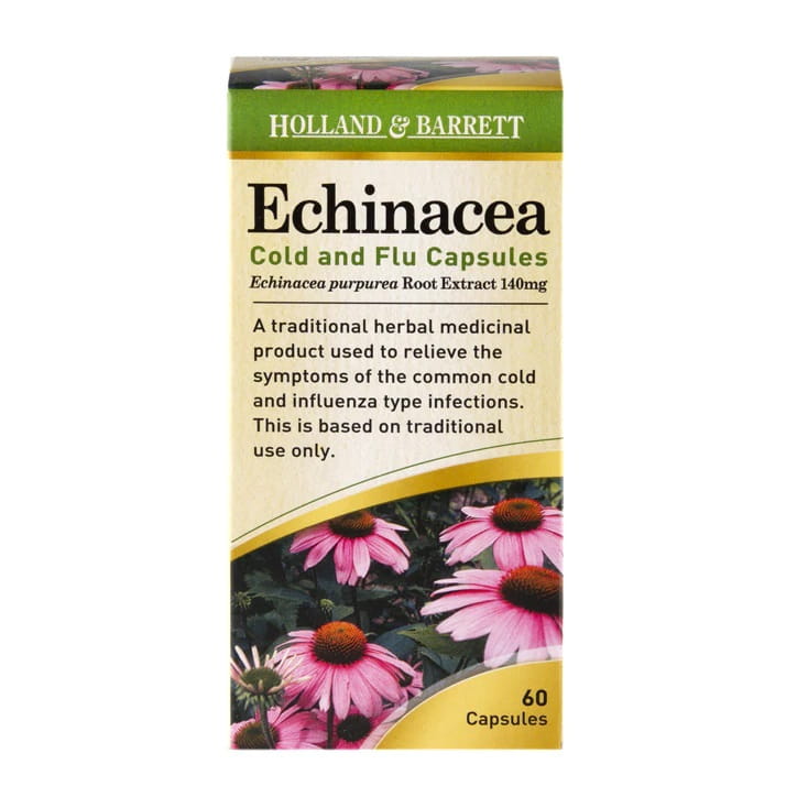 Echinacea Nachlazení & Chřipka 60 kapslí HOLLAND & BARRETT